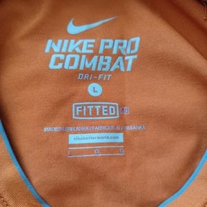 Nike Men's large orange shirt